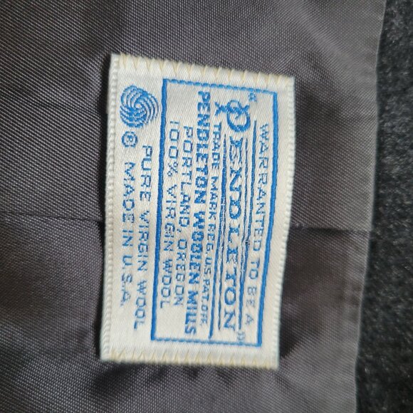 Pendleton Womens Gray Wool Blazer Size 22W One-Button Front Made In USA - Picture 3 of 9